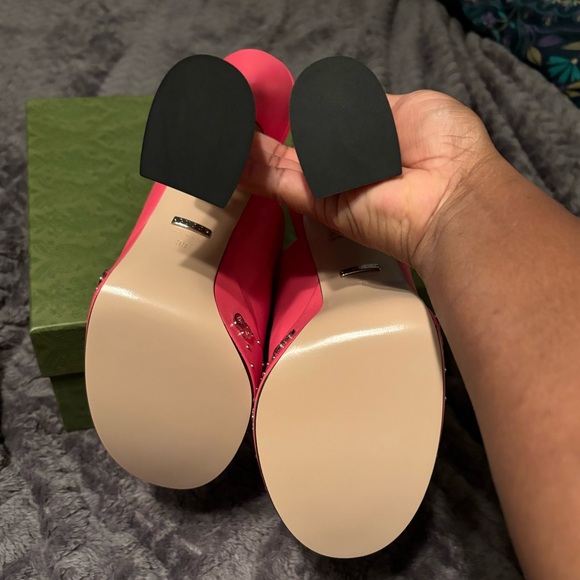 Gucci Malaga Rhodamine Pink Platform Heel - Picture 10 of 12
